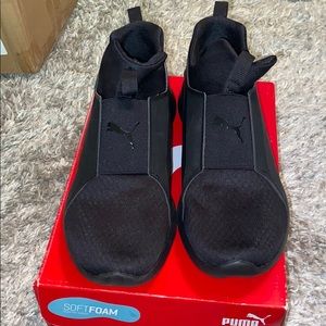 PUMA REBEL MID JR PUMA BLACK WOMEN’S SHOES